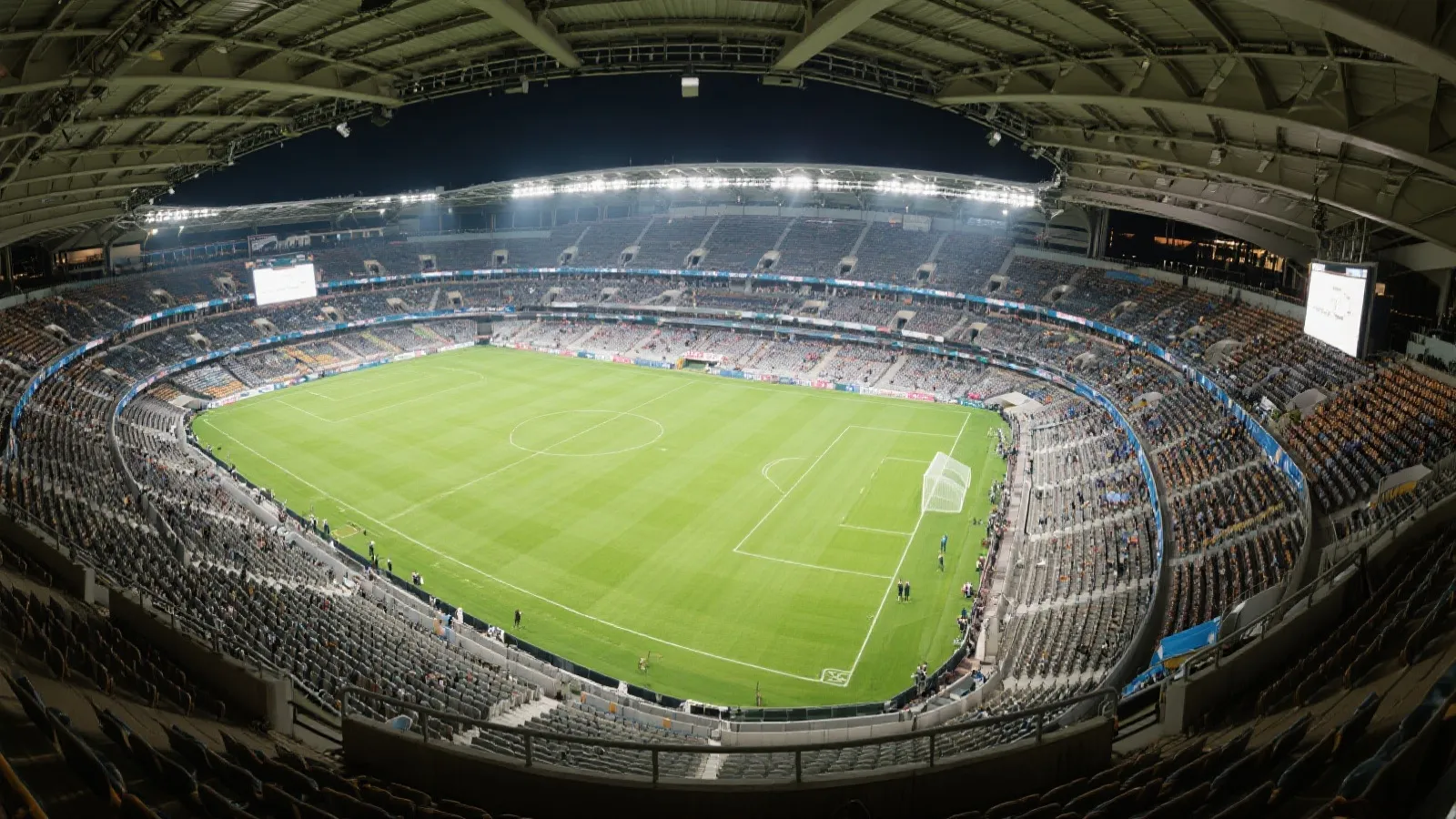 现代化体育场全景